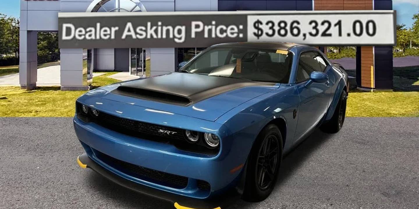 $250,000 Dealer Markup on 2023 Dodge Challenger SRT Demon 170 Is Such a Joke