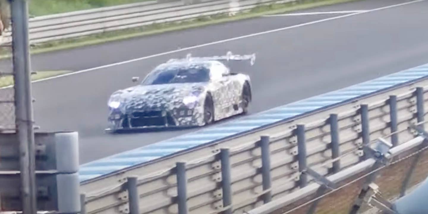 Lexus’ New V8 Halo Car Sounds Incredible Ripping Around Motegi