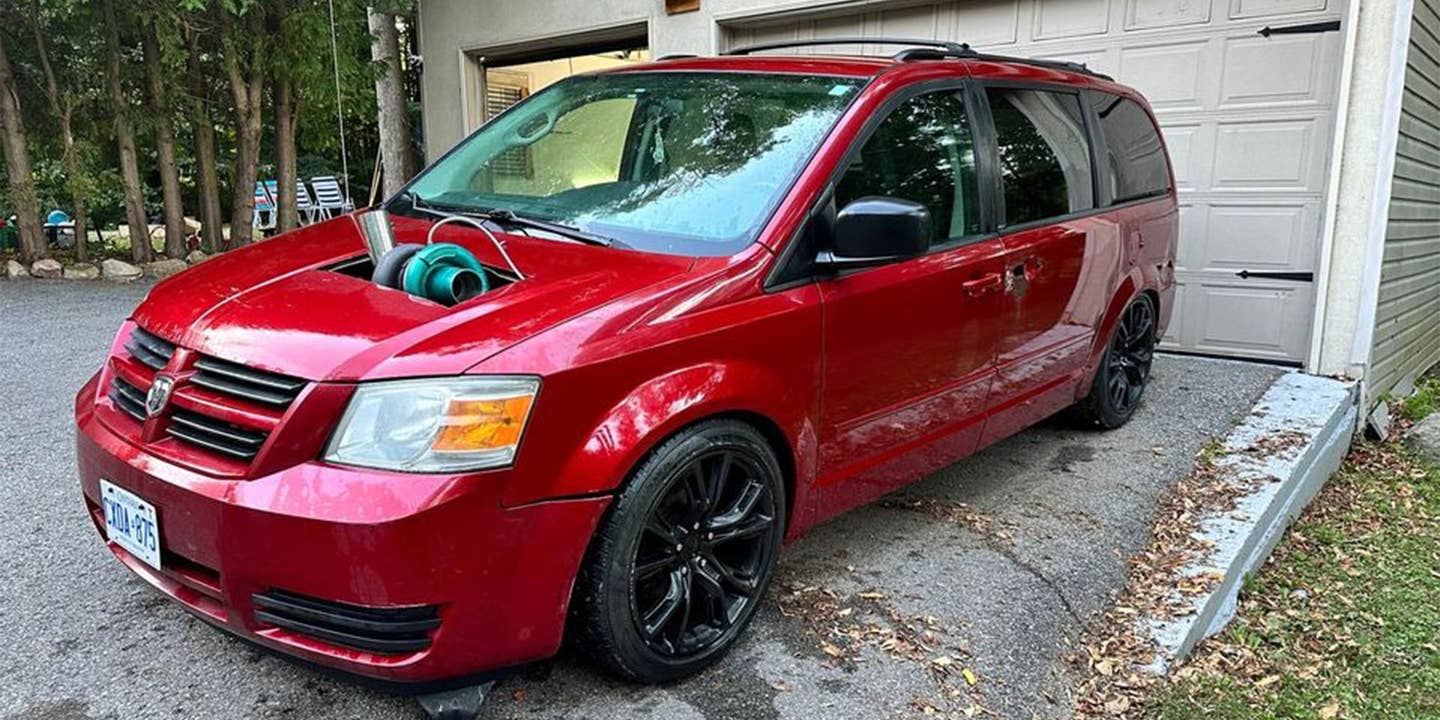 For Sale: 2010 Dodge Grand Caravan With Exposed Mack Truck Turbo
